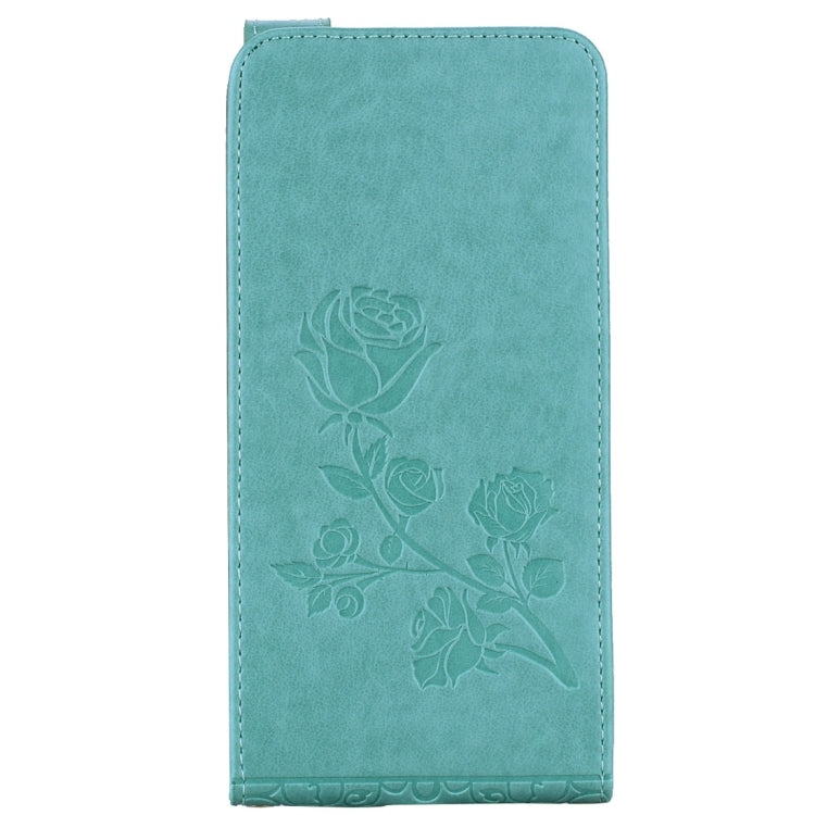 For Huawei  P8 Lite (2017) Roses Pressed Flowers Pattern Vertical Flip Leather Case with Card Slot & Lanyard