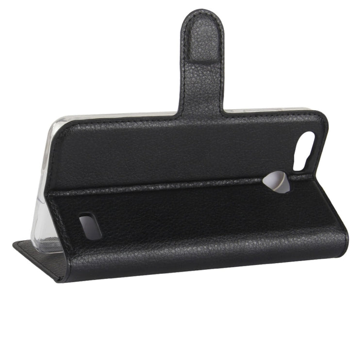 For Blackview A7 Pro Litchi Texture PU + TPU Horizontal Flip Leather Case With Holder & Card Slots & Wallet