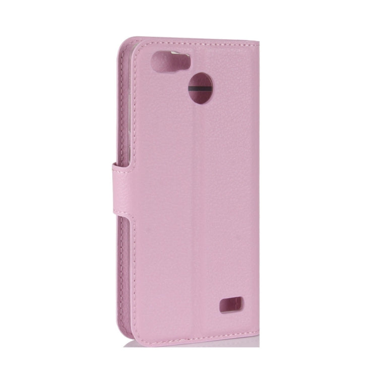 For Blackview A7 Pro Litchi Texture PU + TPU Horizontal Flip Leather Case With Holder & Card Slots & Wallet