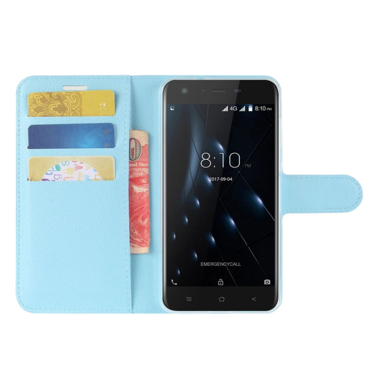 For Blackview A7 Pro Litchi Texture PU + TPU Horizontal Flip Leather Case With Holder & Card Slots & Wallet
