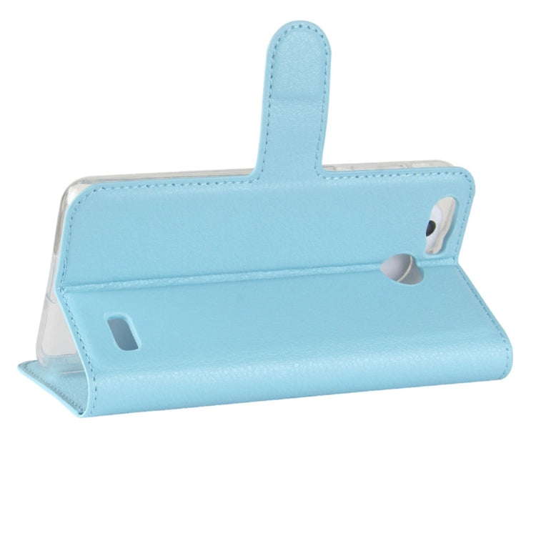 For Blackview A7 Pro Litchi Texture PU + TPU Horizontal Flip Leather Case With Holder & Card Slots & Wallet