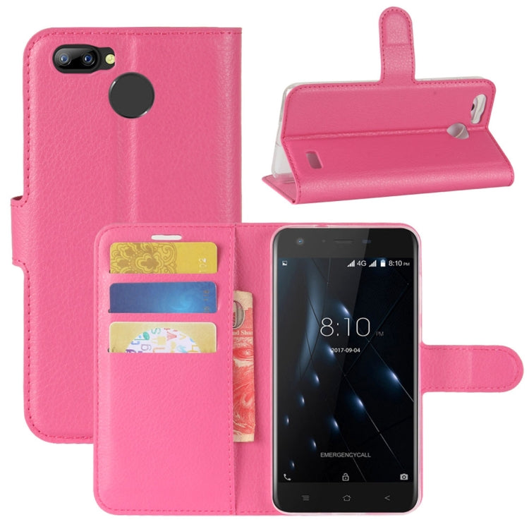 For Blackview A7 Pro Litchi Texture PU + TPU Horizontal Flip Leather Case With Holder & Card Slots & Wallet