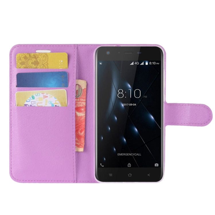 For Blackview A7 Pro Litchi Texture PU + TPU Horizontal Flip Leather Case With Holder & Card Slots & Wallet