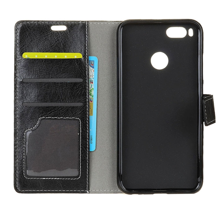 For Xiaomi  Mi 5X Retro Crazy Horse Texture Horizontal Flip Leather Case with Holder & Card Slots & Wallet & Photo Frame