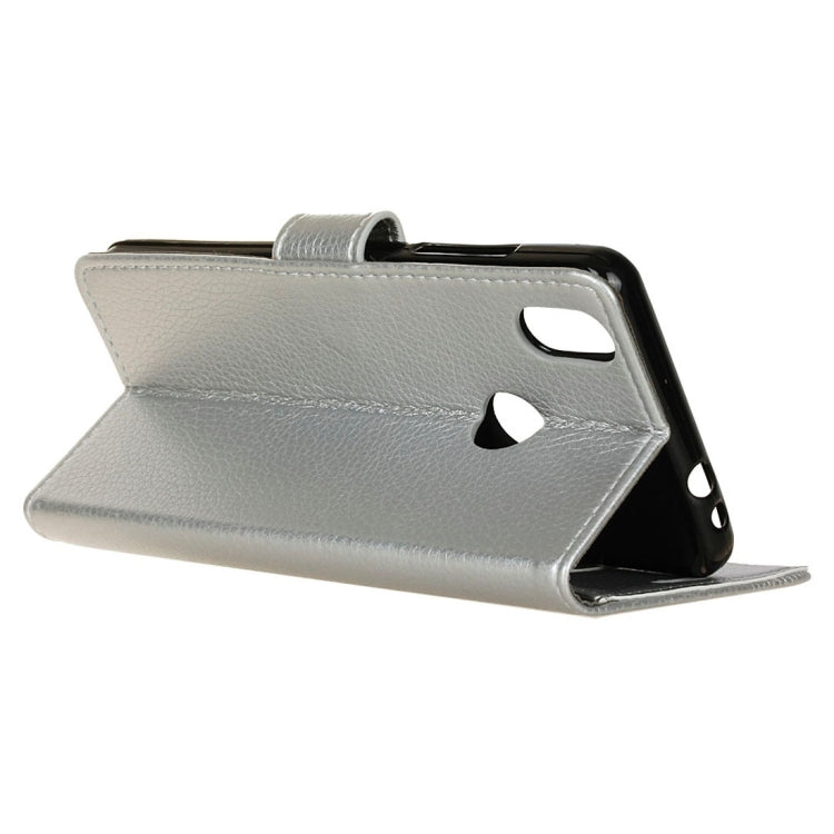 For BQ Aquaris X Pro Litchi Texture Horizontal Flip Leather Case with Holder & Card Slots & Wallet & Photo Frame