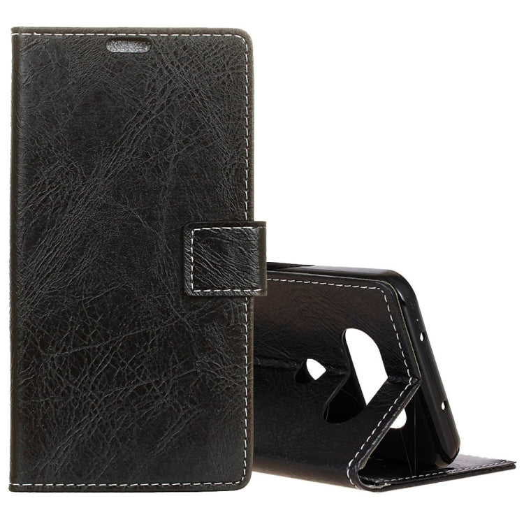 For LG Q8 Retro Crazy Horse Texture Horizontal Flip Leather Case with Holder & Card Slots & Wallet & Photo Frame
