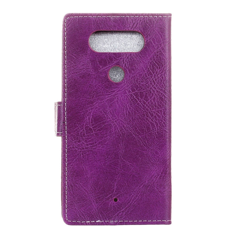 For LG Q8 Retro Crazy Horse Texture Horizontal Flip Leather Case with Holder & Card Slots & Wallet & Photo Frame