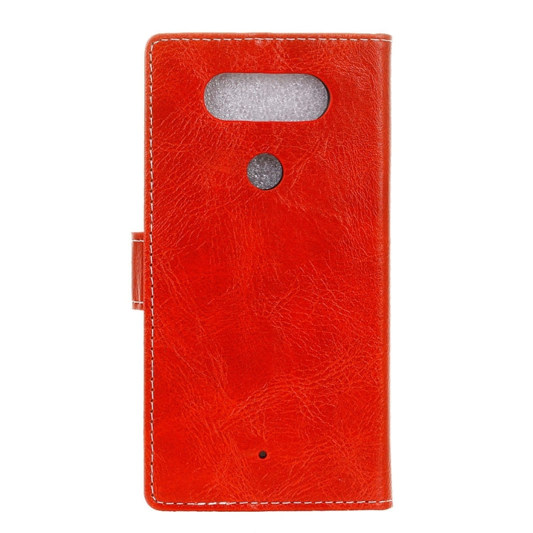 For LG Q8 Retro Crazy Horse Texture Horizontal Flip Leather Case with Holder & Card Slots & Wallet & Photo Frame