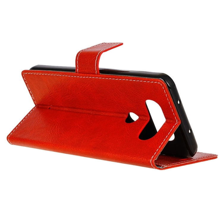 For LG Q8 Retro Crazy Horse Texture Horizontal Flip Leather Case with Holder & Card Slots & Wallet & Photo Frame