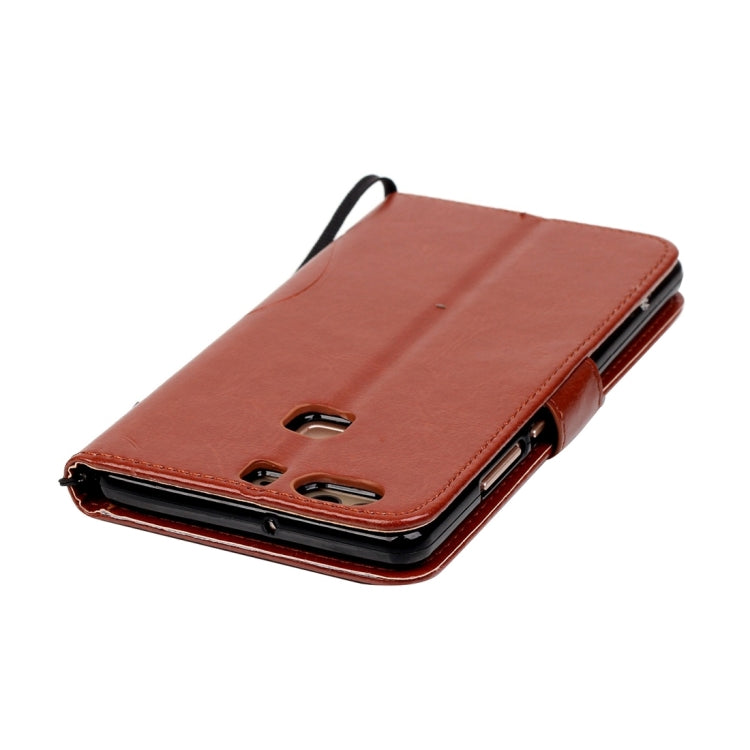 For Huawei  P9 Plus Heart Diamond Encrusted Flowers Embossing Horizontal Flip Leather Case with Holder & Card Slots & Wallet & Lanyard