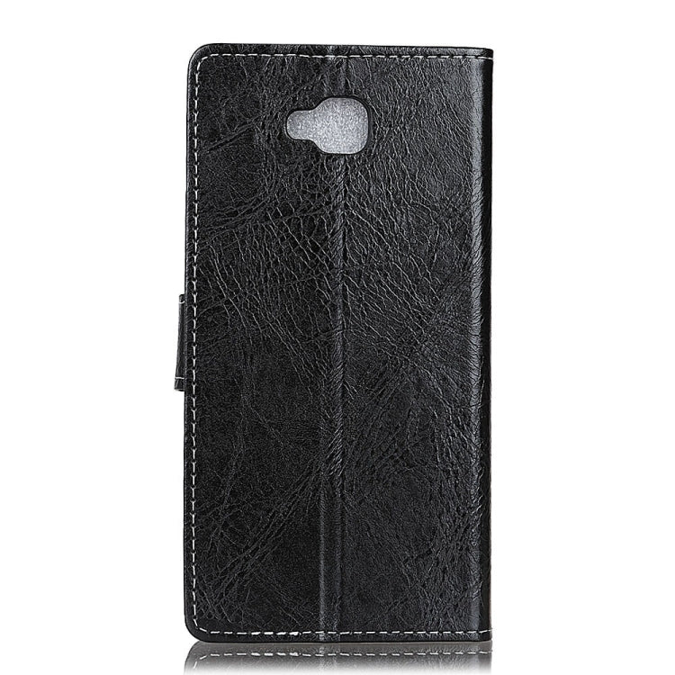 For Asus  ZenFone 4 Selfie ZD553KL Retro Crazy Horse Texture Horizontal Flip Leather Case with Holder & Card Slots & Wallet & Photo Frame