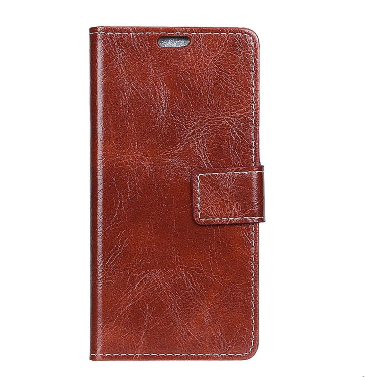 For Asus  ZenFone 4 Selfie ZD553KL Retro Crazy Horse Texture Horizontal Flip Leather Case with Holder & Card Slots & Wallet & Photo Frame