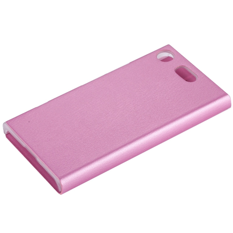 For Sony Xperia XZ1 Compact Litchi Texture Horizontal Flip Leather Case with Call Display ID