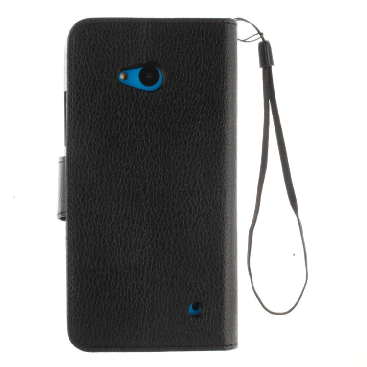 For Microsoft Lumia 640 Litchi Texture Horizontal Flip Leather Case with Holder & Card Slots & Wallet & Photo Frame & Lanyard