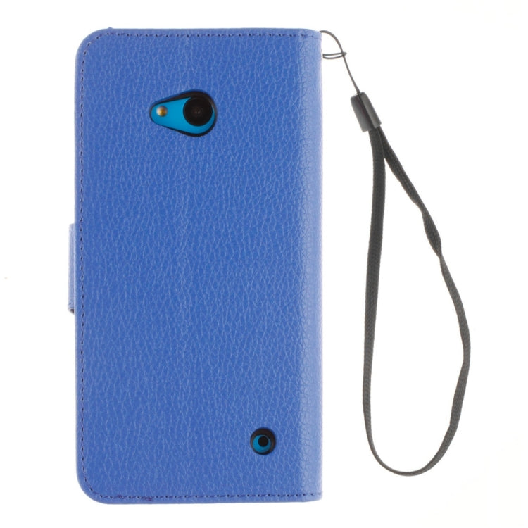 For Microsoft Lumia 640 Litchi Texture Horizontal Flip Leather Case with Holder & Card Slots & Wallet & Photo Frame & Lanyard