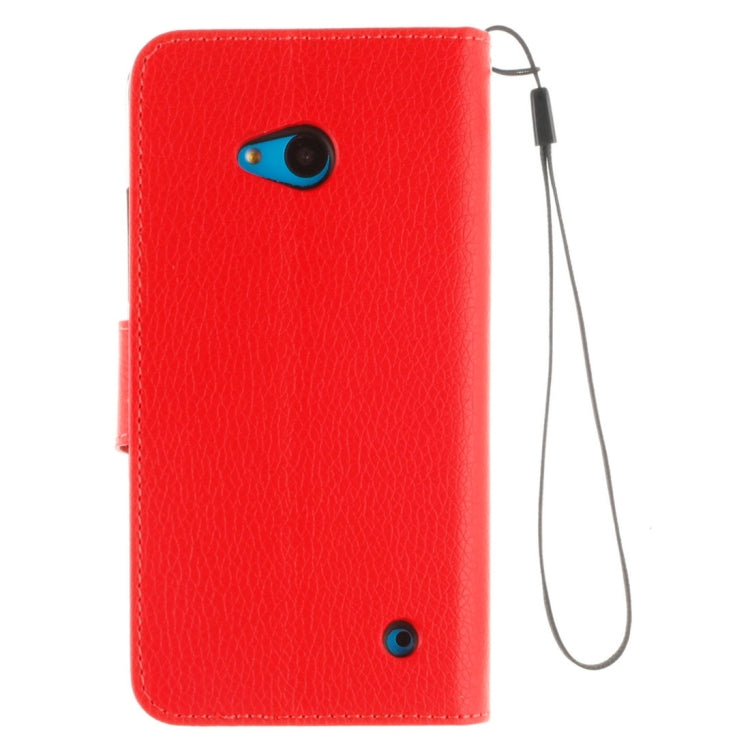 For Microsoft Lumia 640 Litchi Texture Horizontal Flip Leather Case with Holder & Card Slots & Wallet & Photo Frame & Lanyard