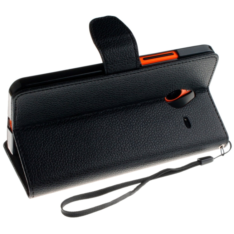 For Microsoft Lumia 640 XL Litchi Texture Horizontal Flip Leather Case with Holder & Card Slots & Wallet & Photo Frame & Lanyard