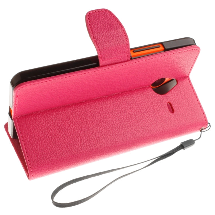 For Microsoft Lumia 640 XL Litchi Texture Horizontal Flip Leather Case with Holder & Card Slots & Wallet & Photo Frame & Lanyard