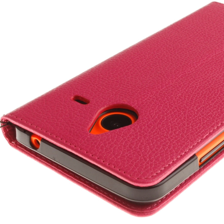 For Microsoft Lumia 640 XL Litchi Texture Horizontal Flip Leather Case with Holder & Card Slots & Wallet & Photo Frame & Lanyard