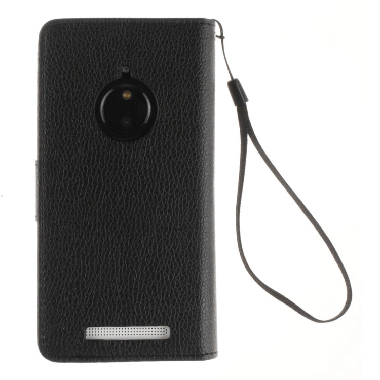 For Nokia Lumia 830 Litchi Texture Horizontal Flip Leather Case with Holder & Card Slots & Wallet & Photo Frame & Lanyard