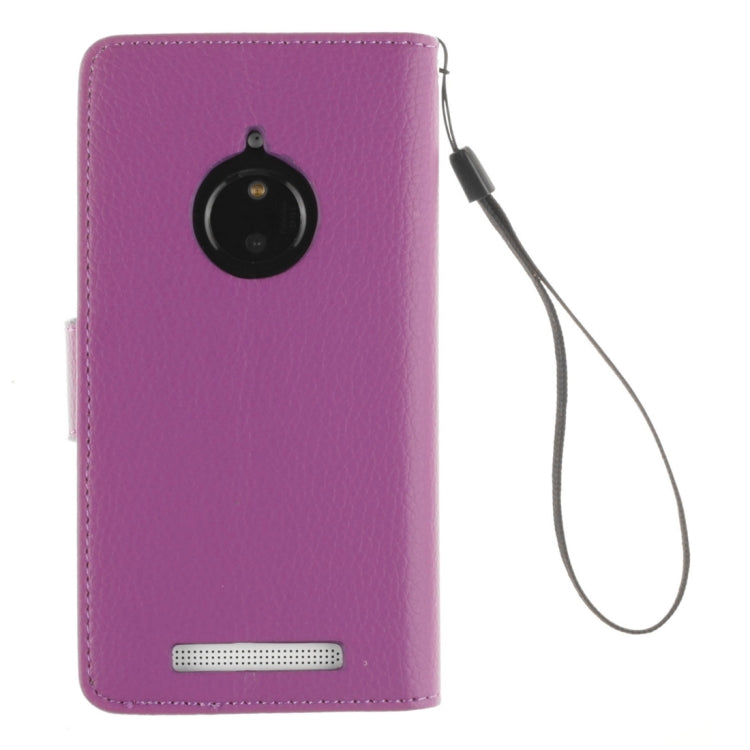 For Nokia Lumia 830 Litchi Texture Horizontal Flip Leather Case with Holder & Card Slots & Wallet & Photo Frame & Lanyard