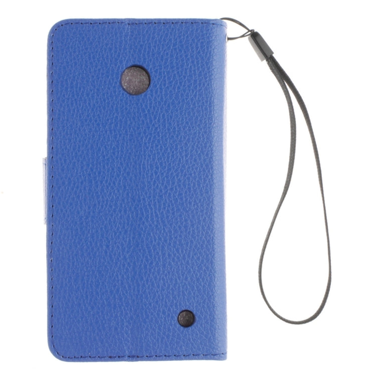For Nokia Lumia 630 / 635 Litchi Texture Horizontal Flip Leather Case with Holder & Card Slots & Wallet & Photo Frame & Lanyard