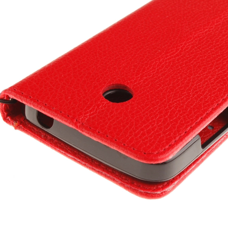 For Nokia Lumia 630 / 635 Litchi Texture Horizontal Flip Leather Case with Holder & Card Slots & Wallet & Photo Frame & Lanyard