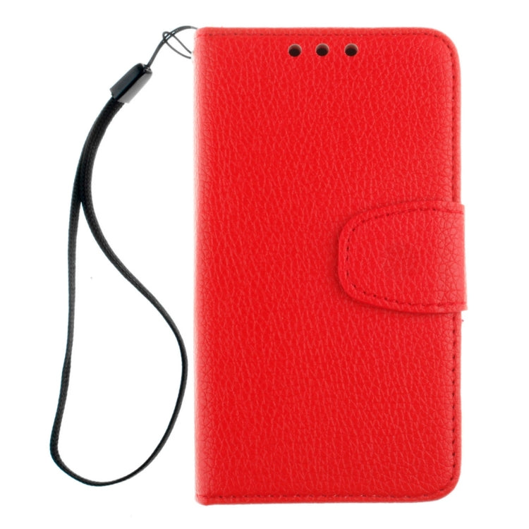 For Nokia Lumia 530 Litchi Texture Horizontal Flip Leather Case with Holder & Card Slots & Wallet & Photo Frame & Lanyard