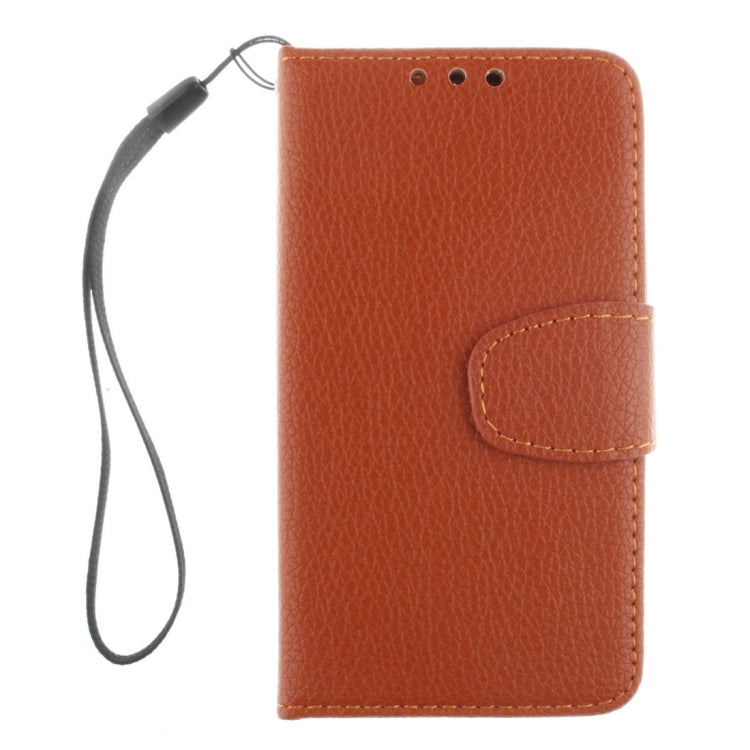 For Nokia Lumia 530 Litchi Texture Horizontal Flip Leather Case with Holder & Card Slots & Wallet & Photo Frame & Lanyard