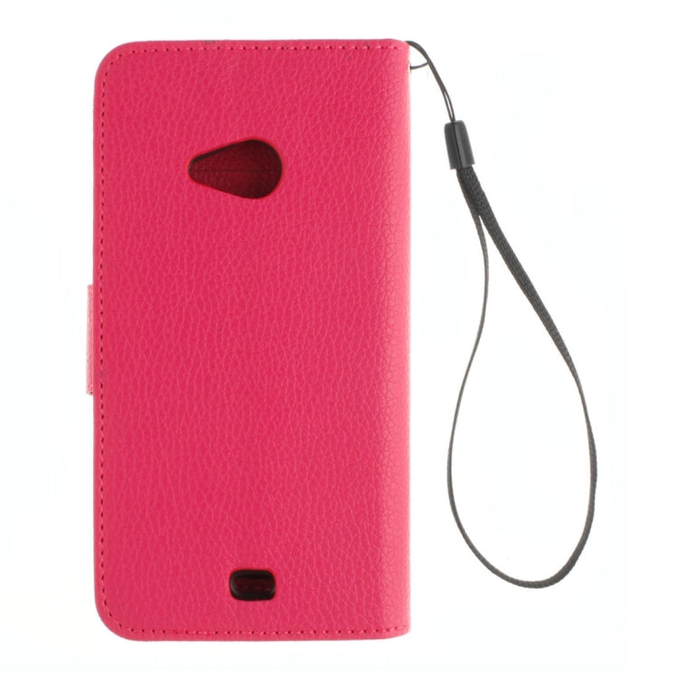 For Microsoft Lumia 535 Litchi Texture Horizontal Flip Leather Case with Holder & Card Slots & Wallet & Photo Frame & Lanyard