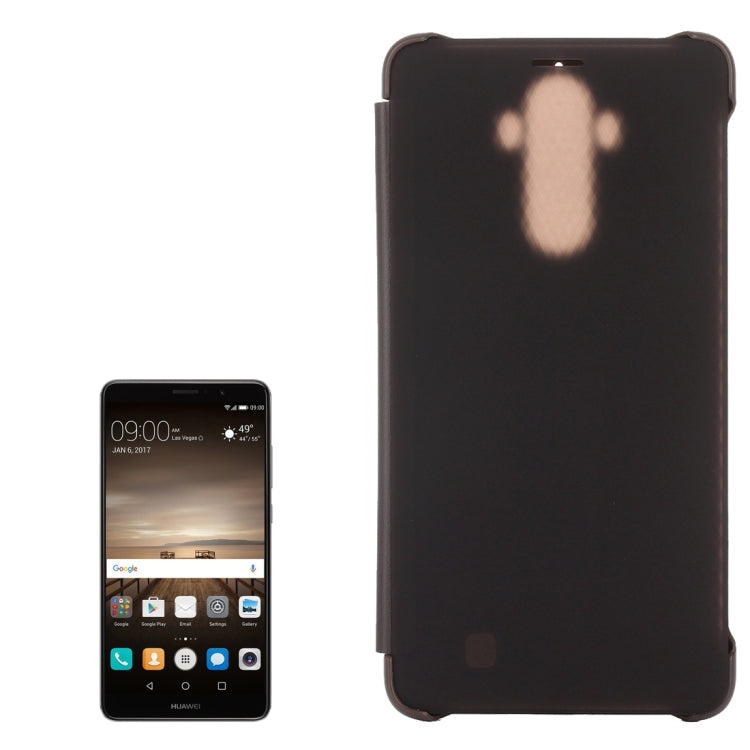 For Huawei  Mate 9 Horizontal Flip Translucent + PU Leather Case with Sleep / Wake-up Function