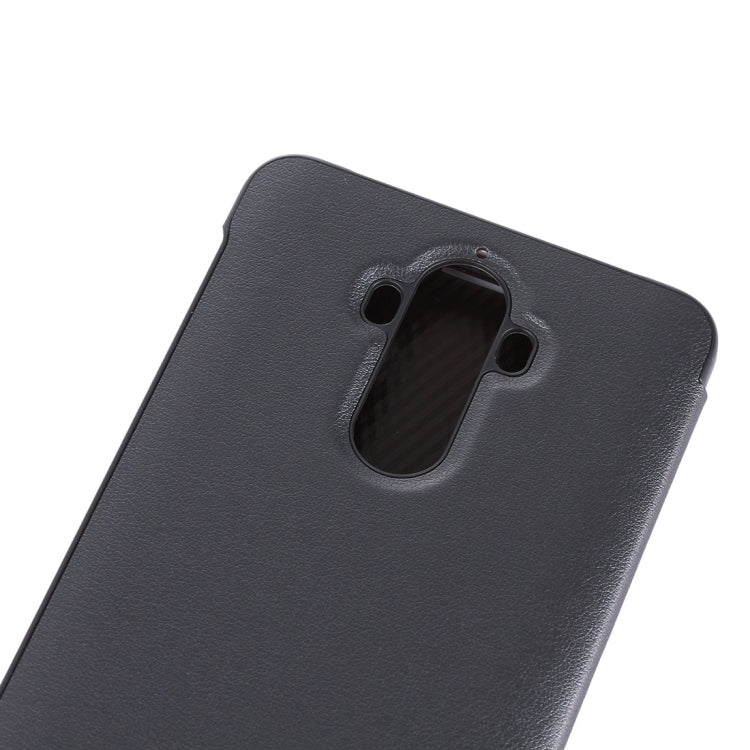 For Huawei  Mate 9 Horizontal Flip Translucent + PU Leather Case with Sleep / Wake-up Function
