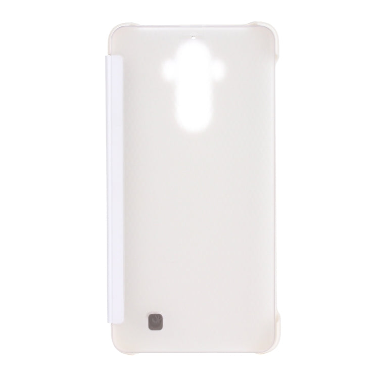 For Huawei  Mate 9 Horizontal Flip Translucent + PU Leather Case with Sleep / Wake-up Function