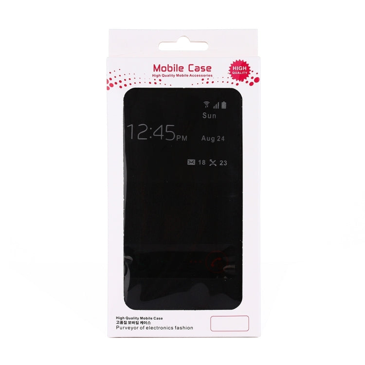 For Huawei  Mate 9 Horizontal Flip Leather Case with Caller ID Display & Sleep / Wake-up Function