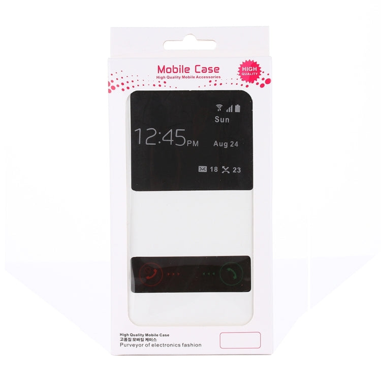 For Huawei  Mate 9 Horizontal Flip Leather Case with Caller ID Display & Sleep / Wake-up Function