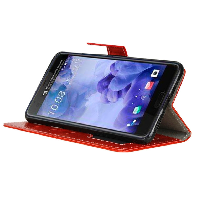For HTC U Ultra Retro Crazy Horse Texture Horizontal Flip Leather Case with Holder & Card Slots & Wallet & Photo Frame