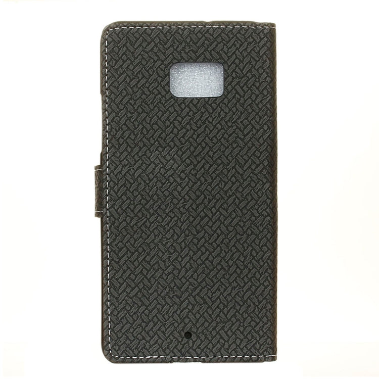 For HTC U Ultra Knit Texture Horizontal Flip Leather Case with Holder & Card Slots & Wallet & Photo Frame