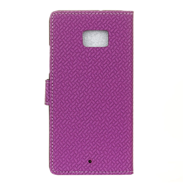 For HTC U Ultra Knit Texture Horizontal Flip Leather Case with Holder & Card Slots & Wallet & Photo Frame