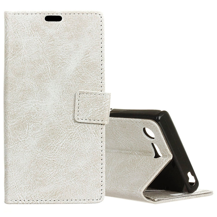 For Sony Xperia XZ1 Compact Retro Crazy Horse Texture Horizontal Flip Leather Case with Holder & Card Slots & Wallet & Photo Frame