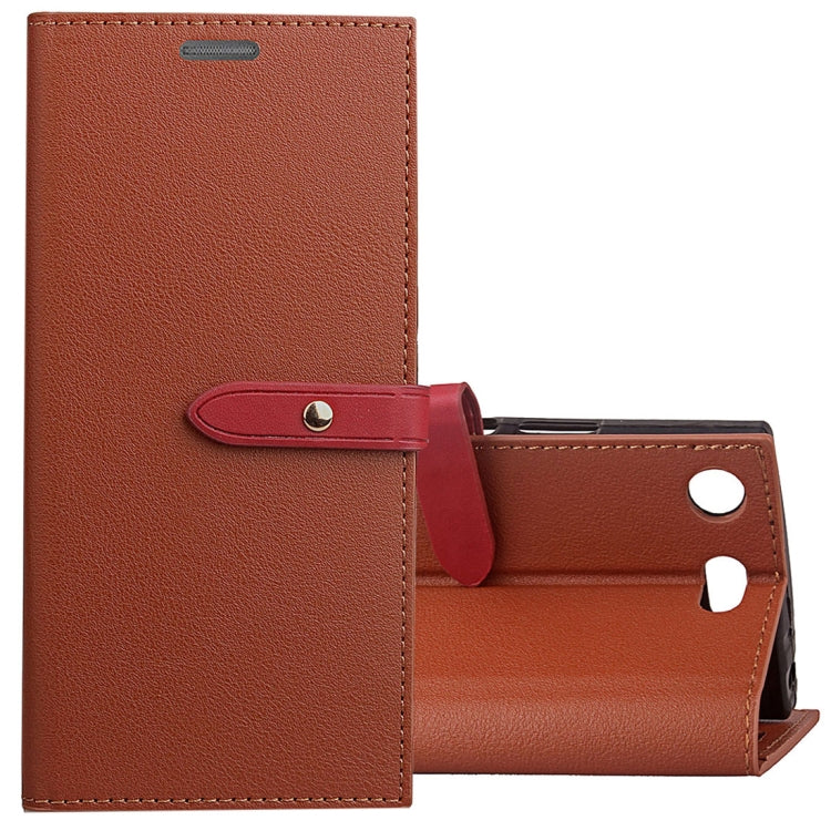 For Sony Xperia XZ1 Compact  Business Style Leather Case with Holder & Card Slots & Wallet