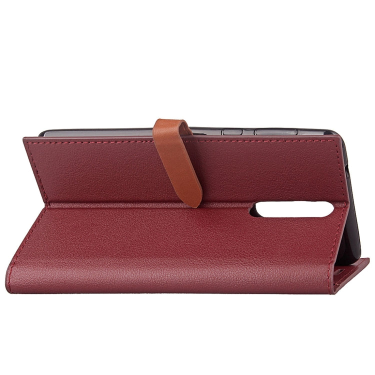 For Nokia 8 Business Style Leather Case with Holder & Card Slots & Wallet
