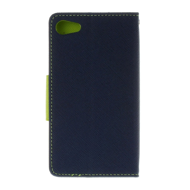 For Sony Xperia X Compact Cross Texture Leather Case with Card Slots & Holder & Wallet