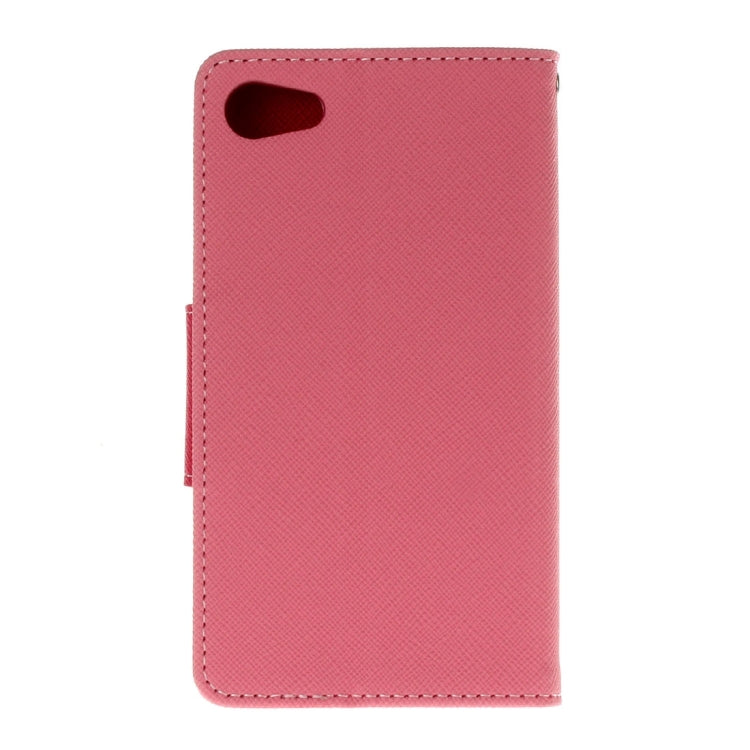 For Sony Xperia X Compact Cross Texture Leather Case with Card Slots & Holder & Wallet