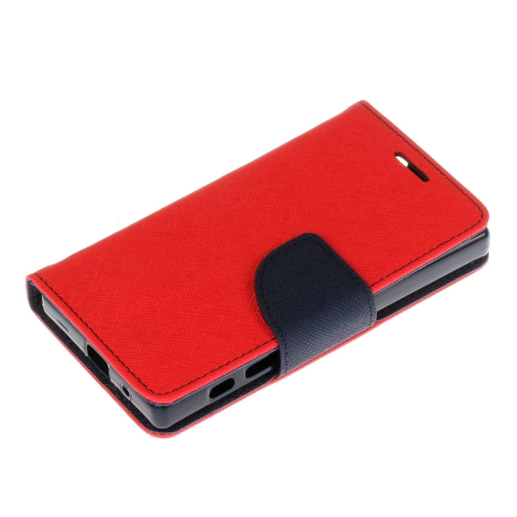 For Sony Xperia X Compact Cross Texture Leather Case with Card Slots & Holder & Wallet