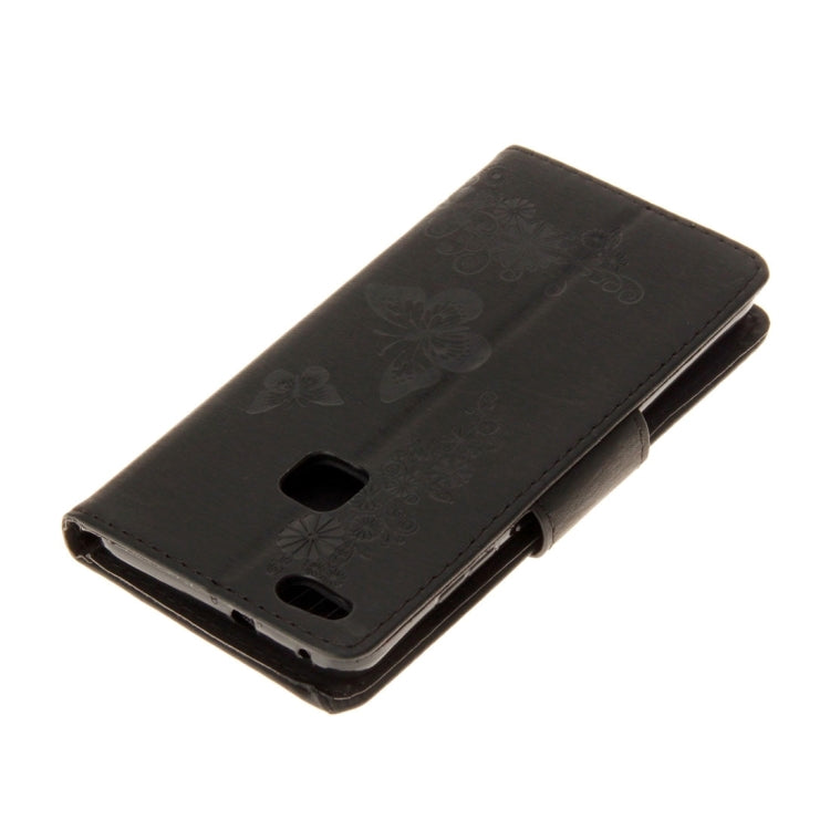 For Huawei  P10 Lite Butterflies Embossing Horizontal Flip Leather Case with Holder & Card Slots & Wallet & Lanyard