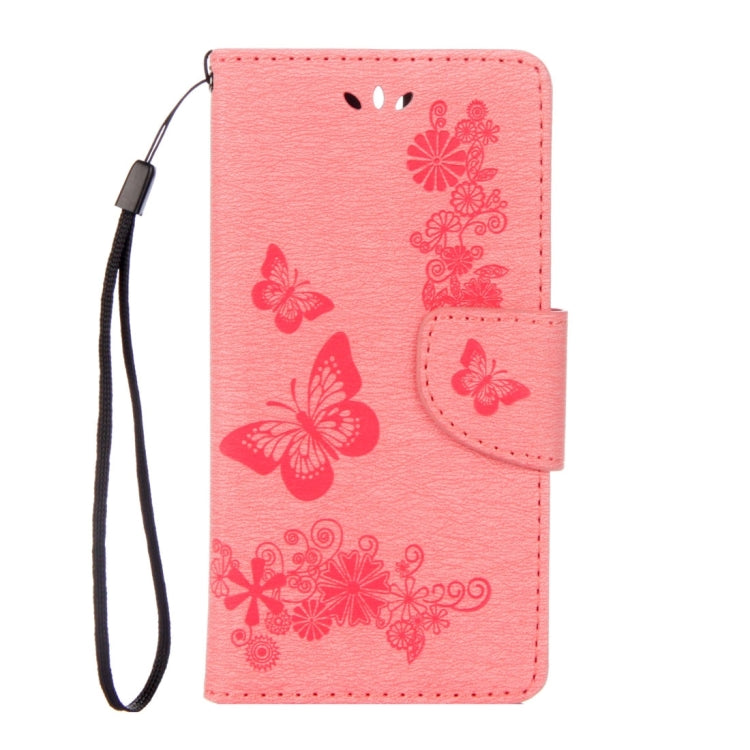 For Huawei  P10 Lite Butterflies Embossing Horizontal Flip Leather Case with Holder & Card Slots & Wallet & Lanyard