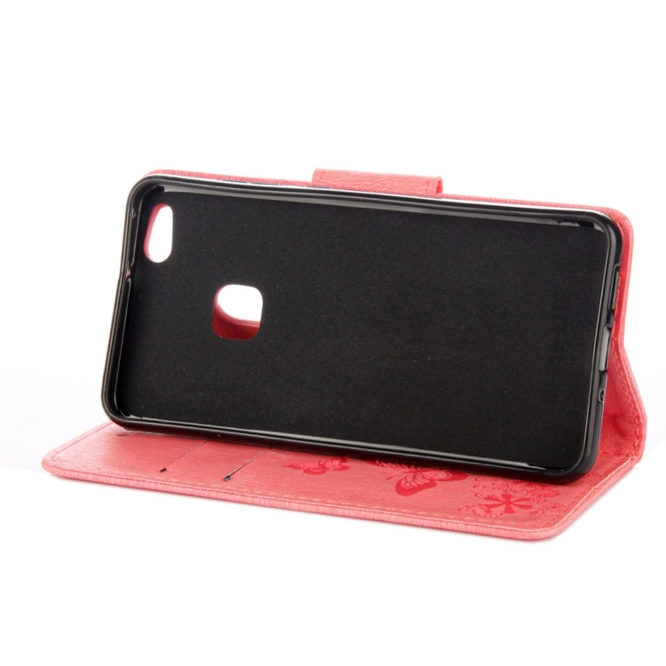 For Huawei  P10 Lite Butterflies Embossing Horizontal Flip Leather Case with Holder & Card Slots & Wallet & Lanyard