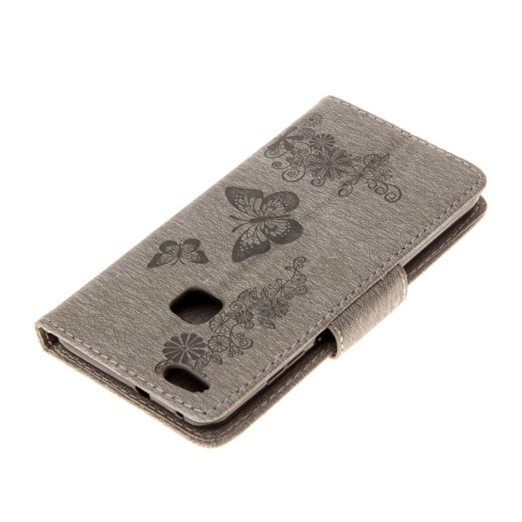 For Huawei  P10 Lite Butterflies Embossing Horizontal Flip Leather Case with Holder & Card Slots & Wallet & Lanyard