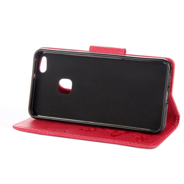 For Huawei  P10 Lite Butterflies Embossing Horizontal Flip Leather Case with Holder & Card Slots & Wallet & Lanyard