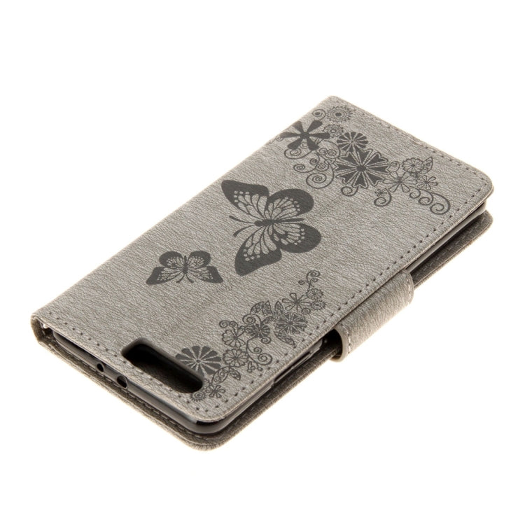 For Huawei  P10 Plus Butterflies Embossing Horizontal Flip Leather Case with Holder & Card Slots & Wallet & Lanyard